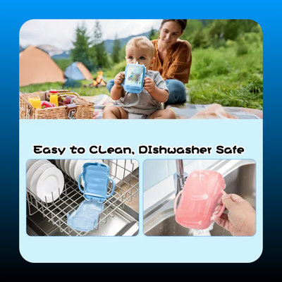 Anti-Squeeze Leak Proof Plastic Baby Pouch Holder