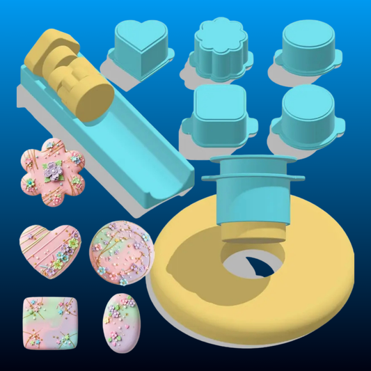 5-Piece Cake Lollipop Mold Set