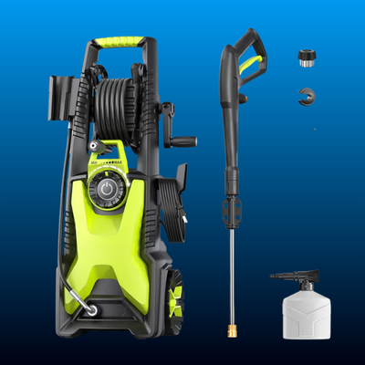 Portable Pressure Washer with Hose Reel