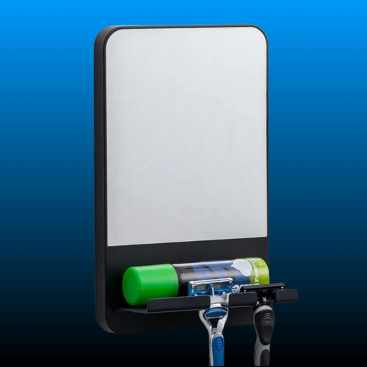 Anti-Fog Mirror with Razor Holder