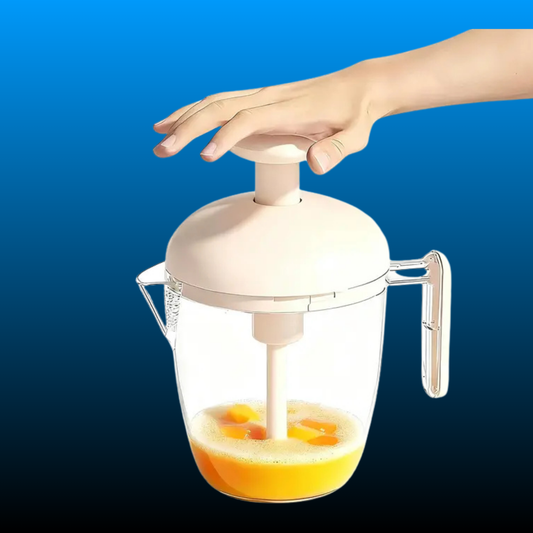 Manual Press Egg Beater