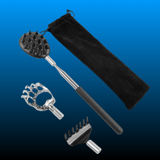Bear Claw Design Adjustable Back Scratcher Set