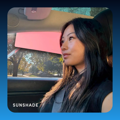 Sun-Conscious Driving Sun Shade