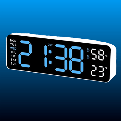 LED Digital Alarm Clock with Dual Alarm