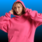 Oversized Minimalist Fleece Hoodie