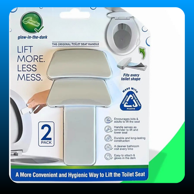 Toilet Seat Handle & Lid Lifter (2 Pack)