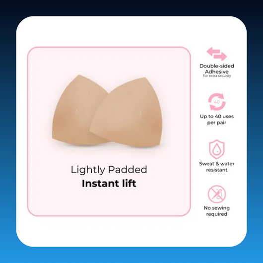 Invisible Adhesive Lift Pads Bra for Added Volume