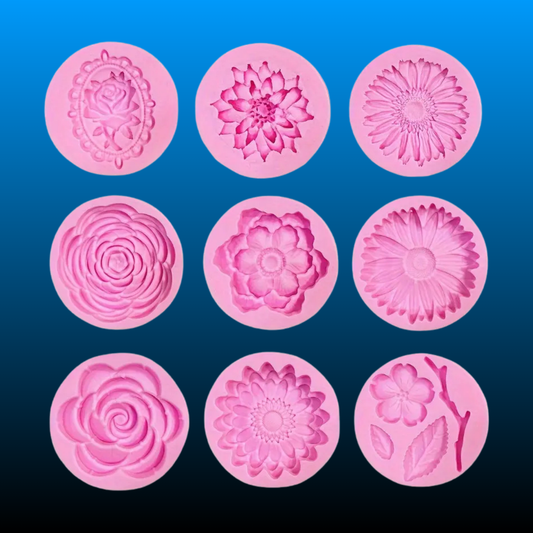 Flower Design Silicone Molds