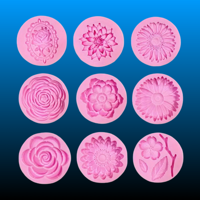 Flower Design Silicone Molds