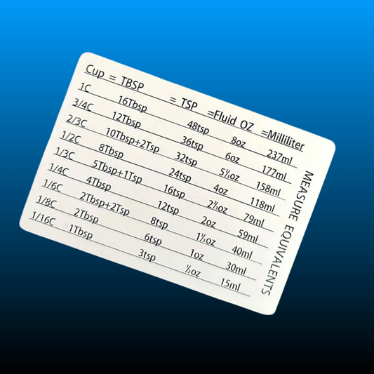 Magnetic Kitchen Conversion Chart