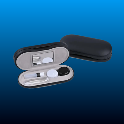 Dual-Compartment Glasses Case