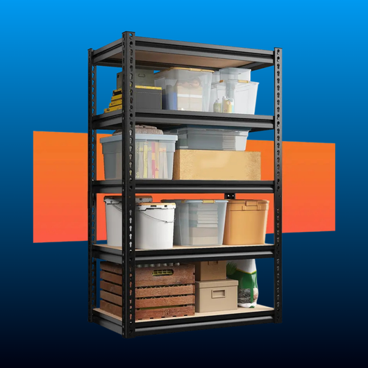 Five Tier Heavy Duty Garage Shelving Unit