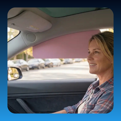 Sun-Conscious Driving Sun Shade