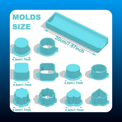 5-Piece Cake Lollipop Mold Set