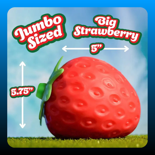 Strawberry Squishy Stress Ball for Adults & Kids