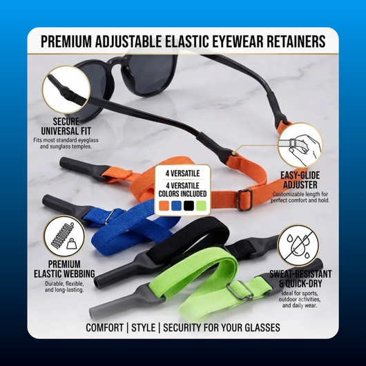Elastic Eyewear Retainer Straps
