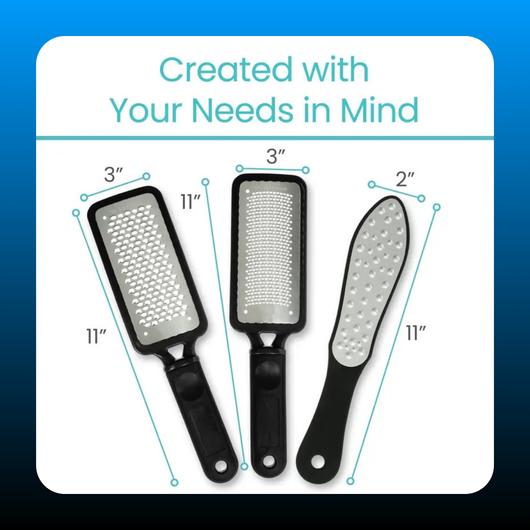 3 Pack Foot File Feet Scraper
