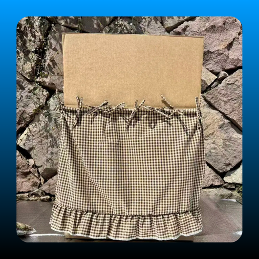 Handmade Farmhouse Oven Skirt Curtain
