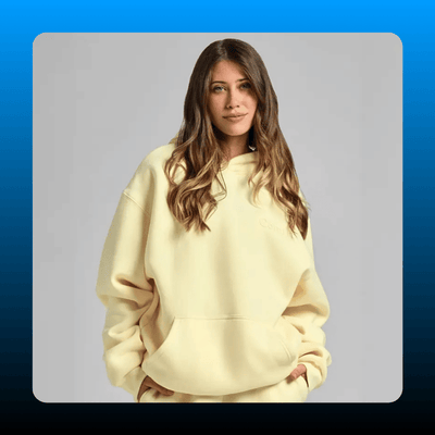 Oversized Minimalist Fleece Hoodie