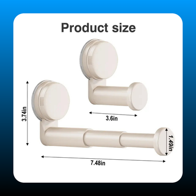 Suction Cup Expandable Storage Racks (2 Counts)