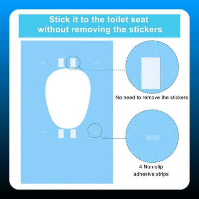 10 Packs Tear-Free Disposable Toilet Seat Covers