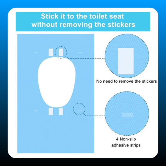 10 Packs Tear-Free Disposable Toilet Seat Covers