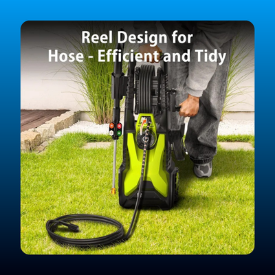 Portable Pressure Washer with Hose Reel