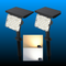2-Pack Solar Spotlights with 64 LEDs