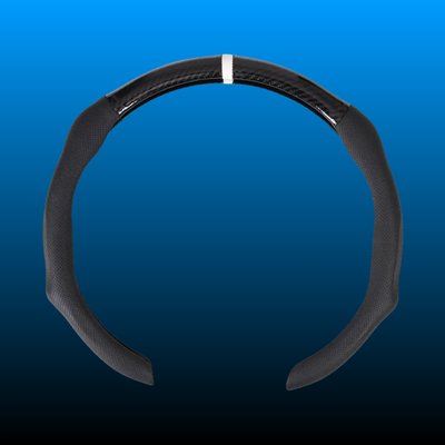 Carbon Fiber Microfiber 5D Steering Wheel Cover