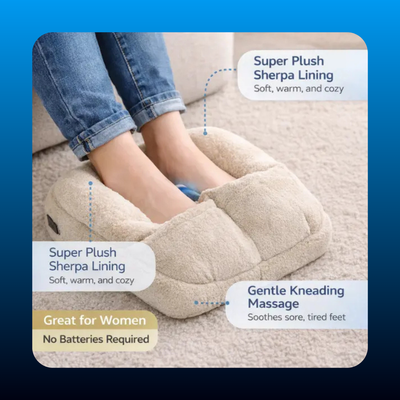 Plush Foot Massager Pillow