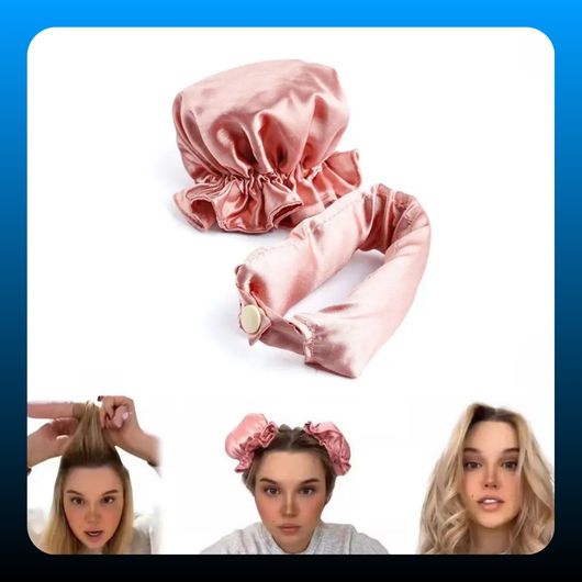 Satin Heatless Hair Curler (3 Pieces)