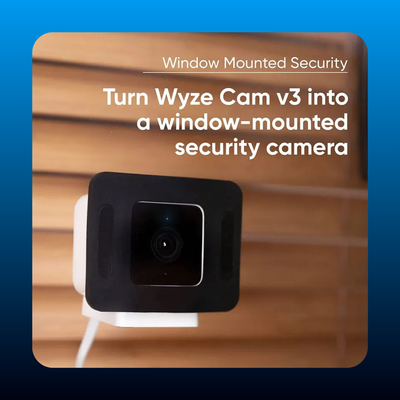 Window Mount Accessory for Glare-Free Viewing Through Windows