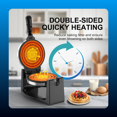 Rotating Belgian Waffle Maker