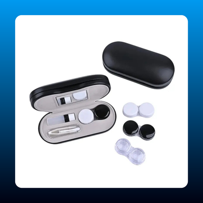 Dual-Compartment Glasses Case