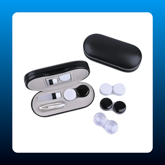 Dual-Compartment Glasses Case