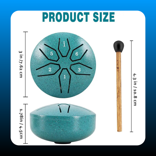 Mini Steel Tongue Drum