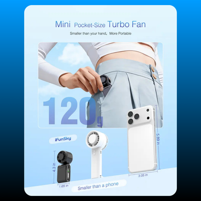 Portable Handheld Mini Turbo Fan