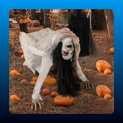 Animated Crawling Horror Figure