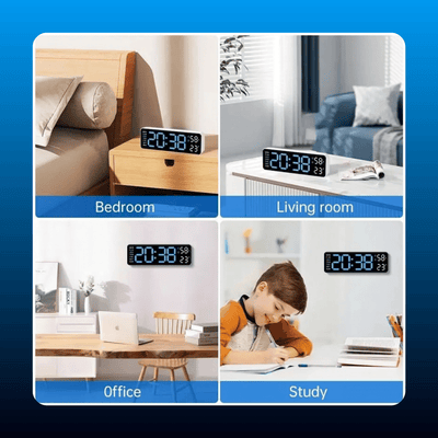 LED Digital Alarm Clock with Dual Alarm