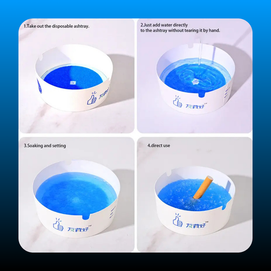 Disposable Ashtray 25-Pack