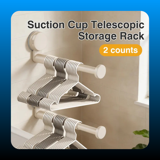 Suction Cup Expandable Storage Racks (2 Counts)