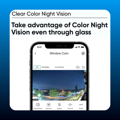 Window Mount Accessory for Glare-Free Viewing Through Windows