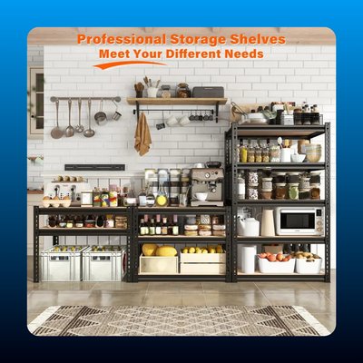 Five Tier Heavy Duty Garage Shelving Unit