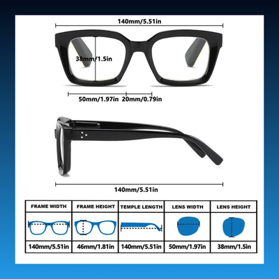 Progressive Blue Light Blocking Reading Glasses