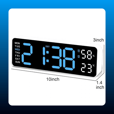 LED Digital Alarm Clock with Dual Alarm