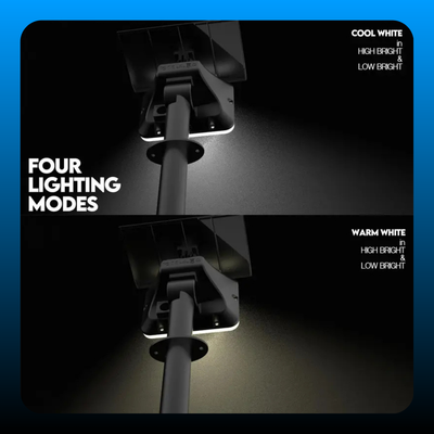 2-Pack Solar Spotlights with 64 LEDs