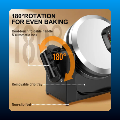 Rotating Belgian Waffle Maker