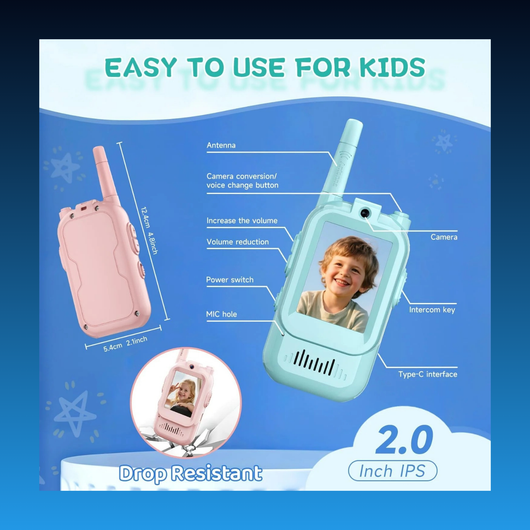 Video Walkie Talkies for Kids