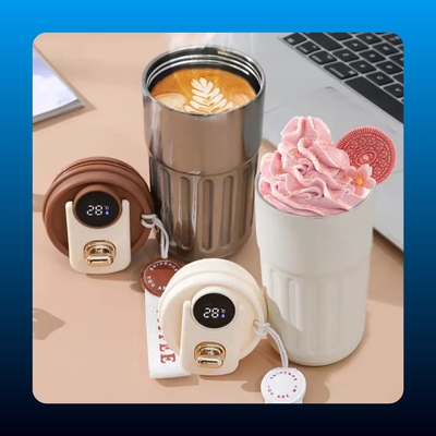 Smart Thermos Bottle with LED Temperature Display