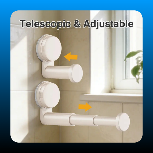 Suction Cup Expandable Storage Racks (2 Counts)
